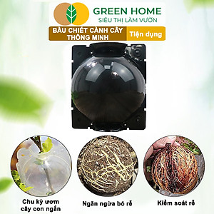Bầu Chiết Cành Greenhome, Dụng Cụ Làm Vườn, Tăng Khả Năng Ra Rễ, Chống Úng Cành Chiết, Độ Bền Đến 2 Năm, Dễ Sử Dụng