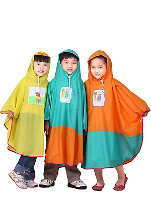 Áo mưa cánh bướm trẻ em Rando Poncho dành cho các bé có độ tuổi từ (2 tuổi đến 12 tuổi) tương đương với các size từ số 1 đến số 5 ( GIAO MÀU NGÂU NHIÊN)