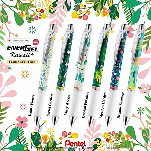 Bút Bi Pentel Energel Kawaii BLN75KW | Trơn Mượt Siêu Nhanh Khô | Phong Cách Nhật Bản Độc Đáo