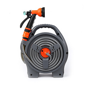 Bộ Vòi Rửa Xe Tưới Cây Đa Năng Thu Cuộn Ống Nước 12m Kèm Đầu Phun 6 Chức Năng Điều Chỉnh Tia Nước Tiện Lợi, Kiên Cố Gọn Nhẹ, Linh Hoạt, Thu Gọn Dễ Dàng.