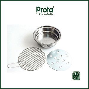 Bếp Nướng Than Inox Prota P016 - Kèm Theo 1 Vỉ Nướng