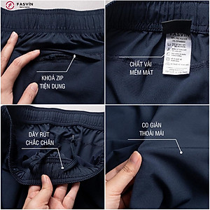 Quần Đùi Nam BIG SIZE FASVIN Từ 80 Đến 120KG Vải Gió Đẹp Hàng Nhà Máy Dùng Khi Thể Thao Hay Mặc Nhà D22173.HN