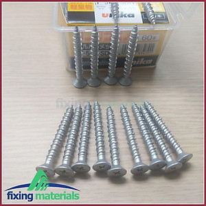 Túi 10 con vít bê tông UNIKA không dùng tắc kê nhựa (Thương hiệu Nhật, SX tại TQ)