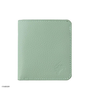 Ví Nữ Đựng Thẻ ATM Nhỏ Gọn MULTI, Da Bò Mềm Mại, Thiết Kế Hiện Đại Với 2 Ngăn Đựng Tiền Và 6 Ngăn Đựng Thẻ Rất Tiện Dụng, Đựng Thẻ Ngân Hàng, Danh Thiếp, Căn Cước, Hình Lưu Niệm, Dáng Đứng - Gập 2 - Hàng Chính Hãng SAIGIO