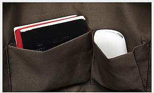 Cặp công sở nam MARRANT BHM2099 Da bò thật, vừa laptop 14inch, có khe cài vali, chính hãng.