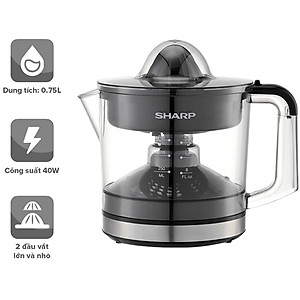 Máy Vắt Cam Sharp EJ-J407-BK - Hàng chính hãng
