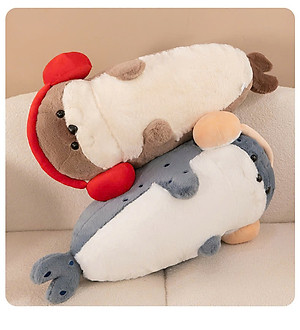 GẤU BÔNG RÁI CÁ ĐEO TAI NGHE – THÚ NHỒI BÔNG NGỘ NGHĨNH CỰC DỄ THƯƠNG