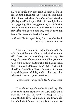 Sách Kế Hoạch Quản Lý Tài Chính Cá Nhân - "Phương Pháp 9 Bước Để Đặt Được Tự Do Tài Chính"