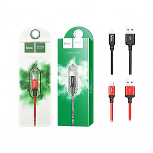 DÂY SẠC MICRO USB HOCO X14 2A 1M - CÁP SẠC NHANH BỌC DÙ CHỐNG ĐỨT GẬP CHO ANDROID SAMSUNG XIAOMI OPPO - GIAO MẪU NGẪU NHIÊN HÀNG CHÍNH HÃNG