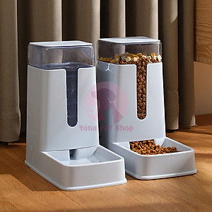 Khay Bát Ăn Khay Bát Uống Tự Động Cho Chó Mèo Cao Cấp 3,5L - YonaPetshop