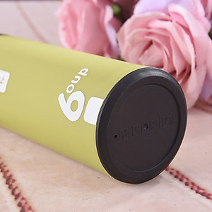 Bình Giữ Nhiệt 6 Oup Lỗi Thuỷ Tinh Nắp Inox - Bình Giữ Nhiệt 450ml Giao Màu Ngẫu Nhiên