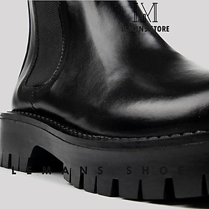 The Classic Chunky Chelsea Boots LeMans CHK02 Giày da bò Chelsea Boots đế Chunky, đế chunky, bảo hành 24 tháng