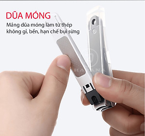 Bấm móng tay cao cấp Nhật KAI-001MST màu trắng KE0116