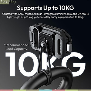 Ulanzi UKA07 - Bộ Kẹp Balo Máy Ảnh GoPro Tháo Nhanh, Bền Nhẹ 94g, Chịu Tải 10kg, Tương Thích Uka & F38 - Hàng Chính Hãng