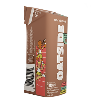 Thùng 24 hộp Sữa yến mạch OATSIDE vị Sô-cô-la Lúa Mạch 180ML