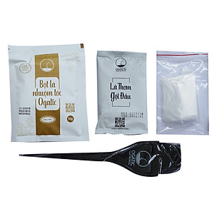 Combo 2 Hộp Bột Nhuộm Tóc Ogatic Màu Nâu 