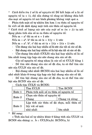 Sổ Tay Toán Cấp 2 Lớp 6-7-8-9 - KV