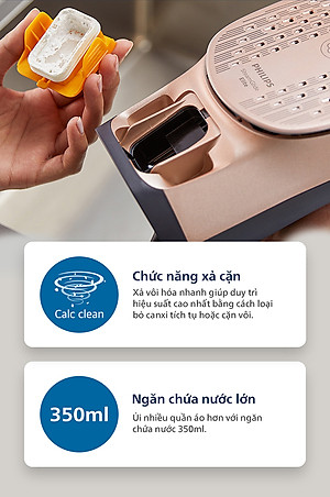 Bàn ủi hơi nước Philips DST8041/80 (3000W) - Hàng Chính Hãng