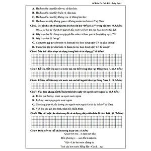 Đề Kiểm Tra Tiếng Việt 3 - Tập 2