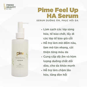 Gel tẩy tế da chết Pime Mild Peeling chứa dưỡng ẩm, sạch sâu, làm sáng, hỗ trợ giảm mụn 200g