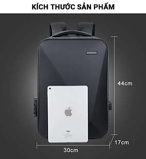 Balo Nam Tích Hợp Khóa Chống Trộm Cao Cấp Teement, Chống Rạch, Chống Nước, Chống Xước Thời Trang Phong Cách Mới - Hàng Chính Hãng