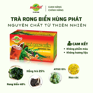 Trà Rong Biển Hộp 25 Gói - Thương Hiệu Hùng Phát