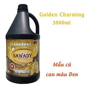 Nước giặt xả 6 in 1 Sawady Thái Lan 3,8L Hương Golden Charming