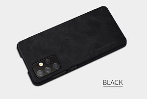 Bao da SamSung Galaxy A52, A72  dạng mở ngang có ngăn đựng thẻ ATM QIN - Hàng Nhập Khẩu