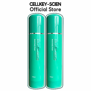 Combo 2 Nước Hoa Hồng Cấp Ẩm Kiềm Dầu Dưỡng Trắng Xóa Nhăn Cellkey-Scien Moist Daily Toner (300ml)