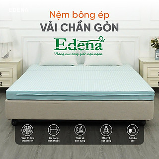 Nệm bông ép Gấp 3  Edena chần gòn , Êm ái -Bảo hành 5 năm.