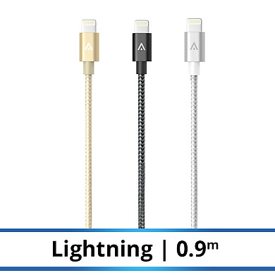 Cáp Sạc Lightning Anker Dây Dù 0.9m - A7136 - Hàng Chính Hãng