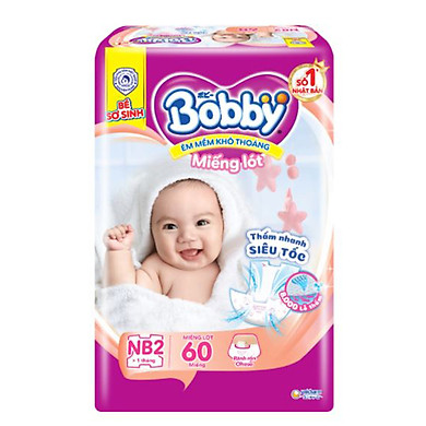 Miếng Lót Sơ Sinh Bobby Fresh Newborn 2 - 60 (60 Miếng) - Link Mua