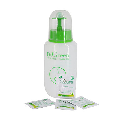 Bộ Rửa Mũi Dr.green - (Combo Đại Gia Đình 3 Bình + 90 Gói Muối ) - Link Mua