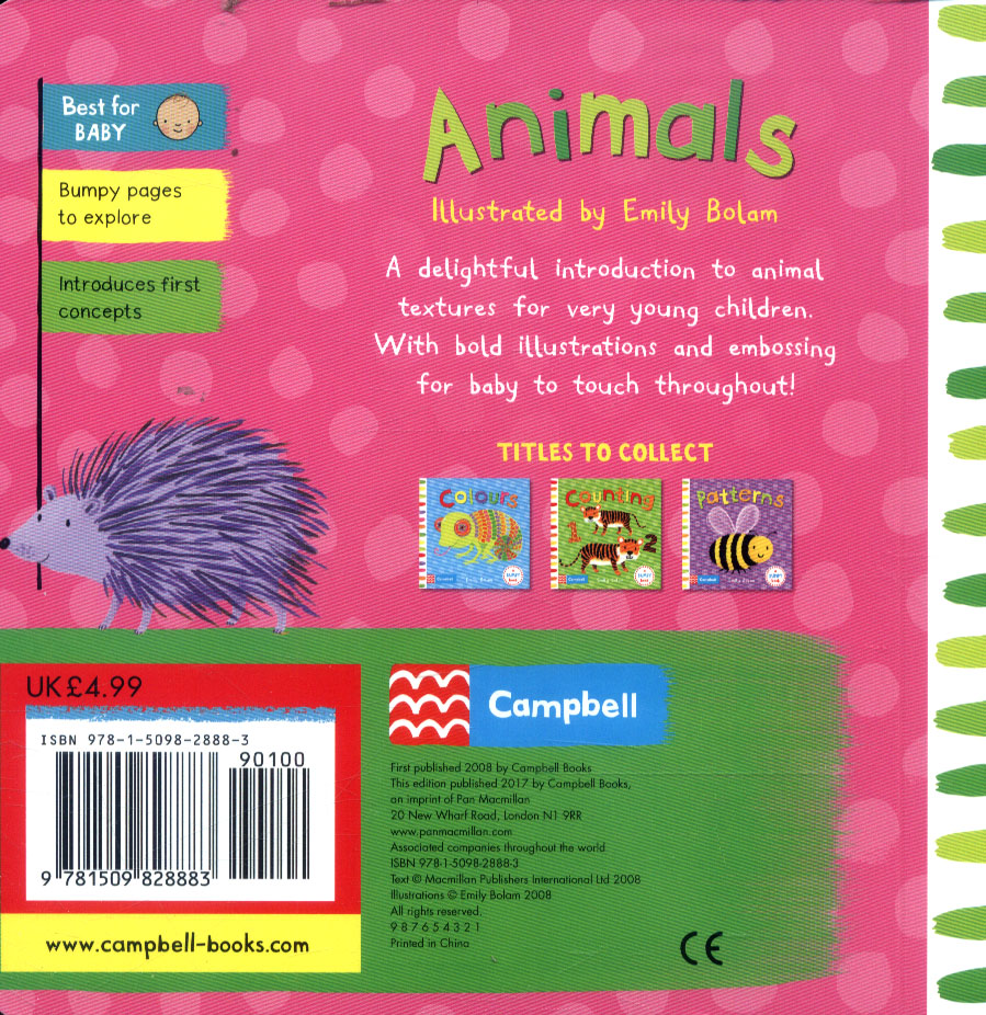 Campbell Animals (Series A Bumpy Book) – >>> top1shop >>> tiki.vn