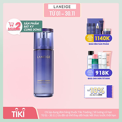 Nước cân bằng giúp ngăn ngừa lão hóa da LANEIGE Perfect Renew Youth Skin Refiner 120ml