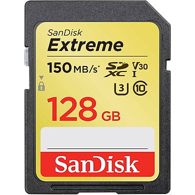 Thẻ Nhớ Sdxc Sandisk Extreme 150Mb/S 128Gb - Hàng Nhập Khẩu - Link Mua