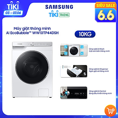 Máy giặt Samsung Inverter 10kg WW10TP44DSH/SV – Chỉ giao HCM