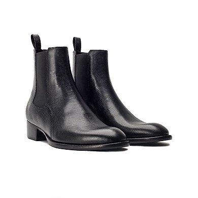65WCMBL – THE WILD WALK CHELSEA BOOT – BLACK LIZARD