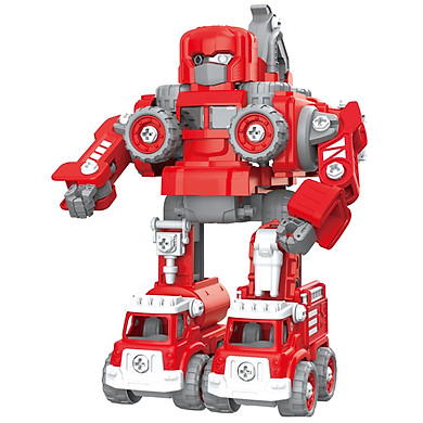 Take Apart Robot Toys Fire Truck 5 in 1 Construction Toys Kids Building Toys with Light and Music – 5 in 1 ,SKU : 6617824662525 >>>🇻🇳 Top1Vietnam 🛒>>> tiki.vn 🇻🇳🇻🇳🇻🇳🛒🛍🛒