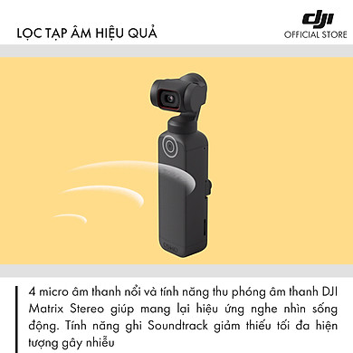 Máy quay phim DJI Osmo Pocket 2 Chống Rung 4K 60fps Basic - Hàng Chính Hãng - Bảo Hành 12 Tháng