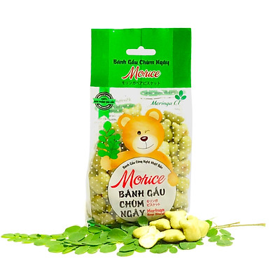 Bánh gấu chùm ngây (nhân kem) Morice - Thơm ngon bổ dưỡng (200g)