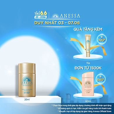Sữa chống nắng bảo vệ hoàn hảo Anessa Perfect UV Sunscreen Skincare Milk – SPF 50+, PA++++ – 20ml