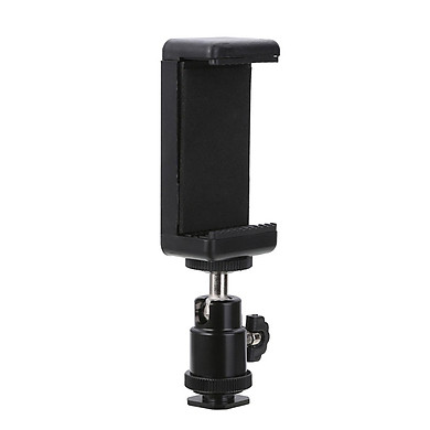 Bộ ball head hot shoe gắn chân flash máy ảnh và kẹp điện thoại