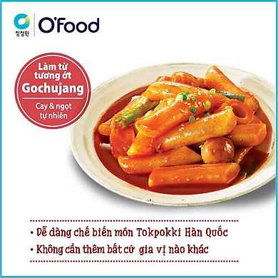 Sốt Tokbokki / Tokpokki Hàn Quốc O'Food 120G, Vị Truyền Thống Và Phô Mai Cay - Link Mua
