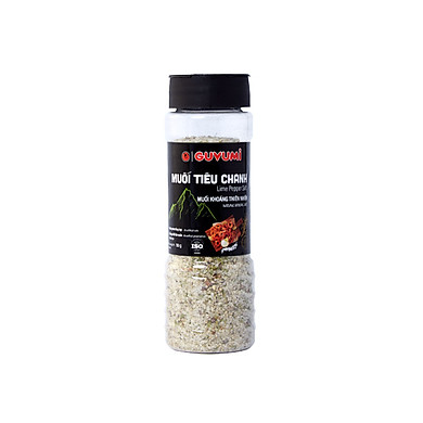 Muối Tiêu Lá Chanh Guyumi 110g Từ Muối Khoáng Dùng Chấm Món Luộc Hấp Chiên Nướng Quay Cho Người Ăn Chay