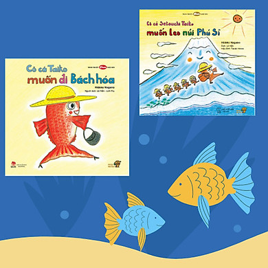 “Cô cá Taiko” – Series 2 cuốn tranh truyện Ehon Nhật Bản kích thích khả năng quan sát cho trẻ từ 3-6 tuổi trở lên.