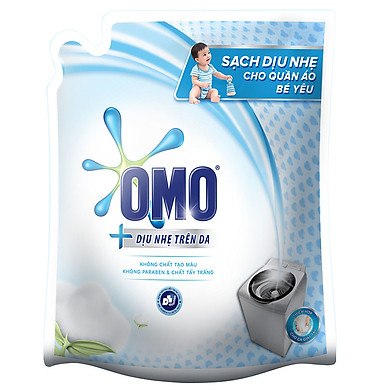 Nước Giặt Dịu Nhẹ OMO Túi 2,4KG