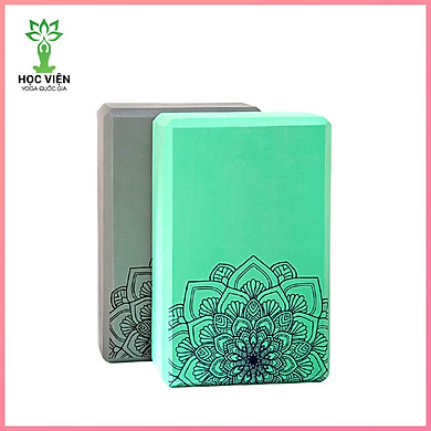 Combo 2 Gạch Tập Yoga In Hoa Mandala- Yoga QG, Chất Liệu EVA Cao Cấp, Giúp Bạn Tập Yoga, Body Weight Tại Nhà (Cùng màu ) – YOGA QG – top1shop