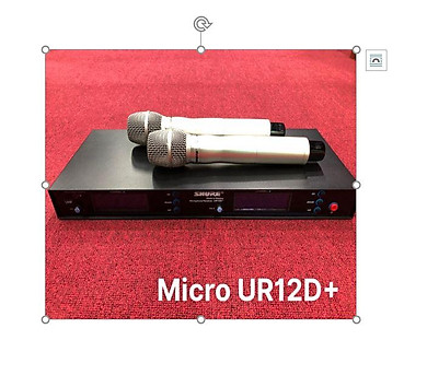 Micro Shure Ur12D + Màu Đen - Hàng Chính Hãng - Link Mua