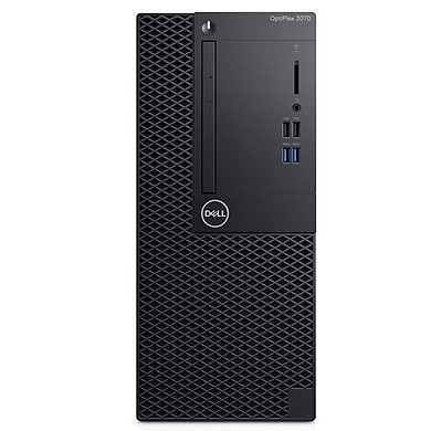 Máy tính để bàn Dell OptiPlex 3070MT (Chip Intel Core i3-9100 (3.60 GHz,6 MB), RAM DDR4 4GB, HDD 1TB) – Hàng chính hãng